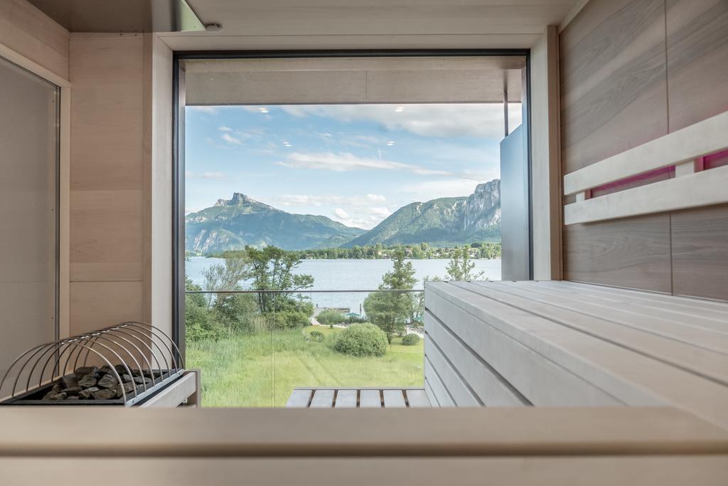 Seehotel Restaurant Lackner Мондзее Экстерьер фото