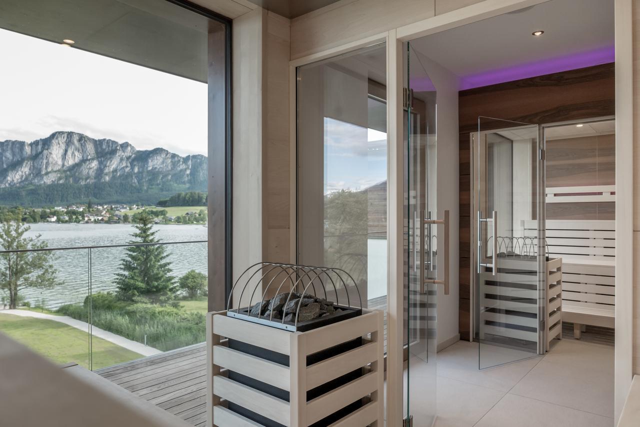 Seehotel Restaurant Lackner Мондзее Экстерьер фото